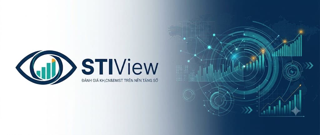 STIView – Đánh giá KH,CN&ĐMST trên nền tảng số